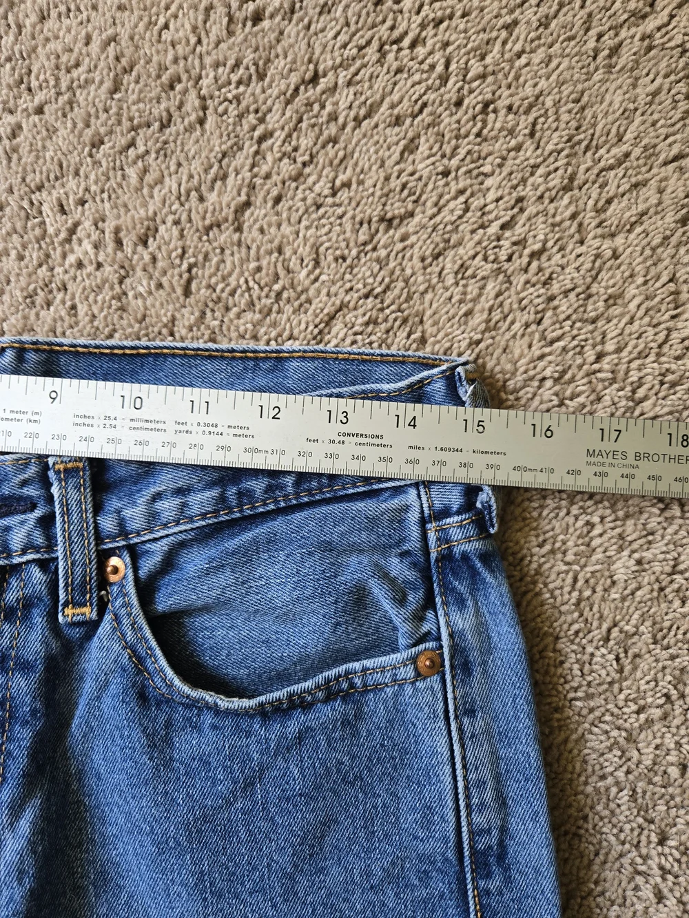 Levi's 505 Regular Fit Straight Jeans W30 L30